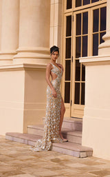 Portia and Scarlett PS26855C Nude/Silver/Ivory-Pearl