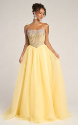Portia and Scarlett XO047 Yellow