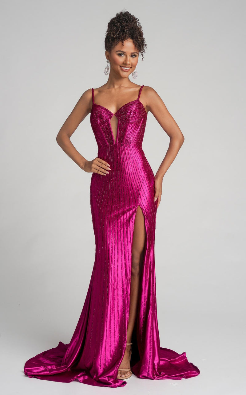 Portia and Scarlett XO070 Fuchsia