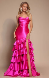 Portia and Scarlett XO085 Fuchsia