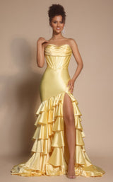 Portia and Scarlett XO085 Yellow