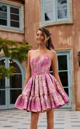 Portia and Scarlett XO211 Fuchsia
