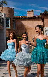 Portia and Scarlett XO213 Blue&Silver&Teal