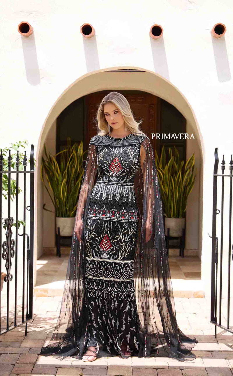 Primavera Couture 12172 Black Multi