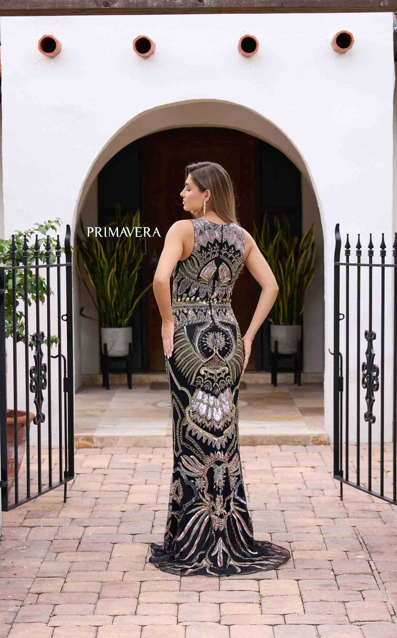 Primavera Couture 12177 Black Multi