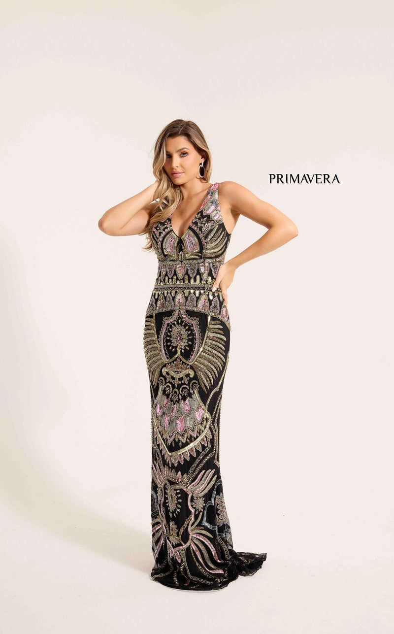 Primavera Couture 12177 Black Multi
