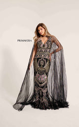 Primavera Couture 12177 Black Multi