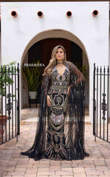 Primavera Couture 12177 Black Multi