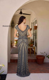 Primavera Couture 13135 Charcoal/Gold