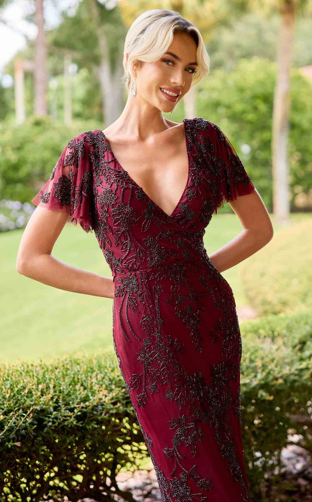 Primavera Couture 13184 Burgundy