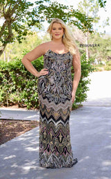 Primavera Couture 14077 Black Multi
