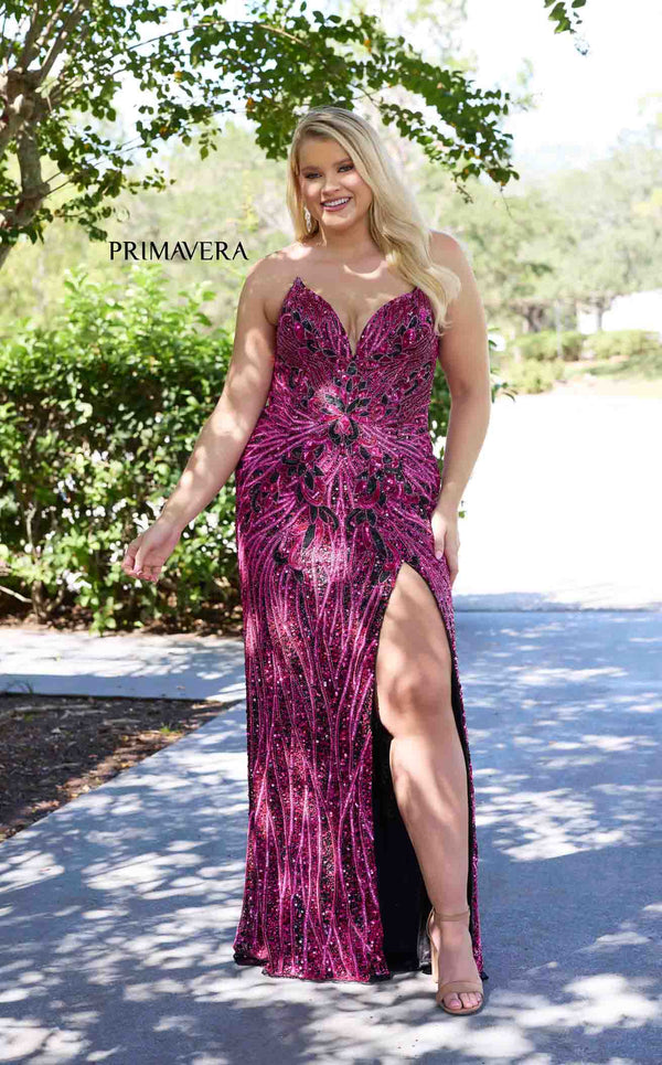 Primavera Couture 14083 Black/Fuchsia