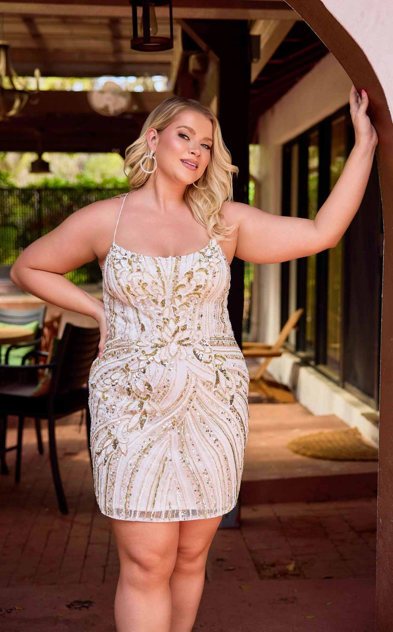 Primavera Couture 14093 Ivory/Gold
