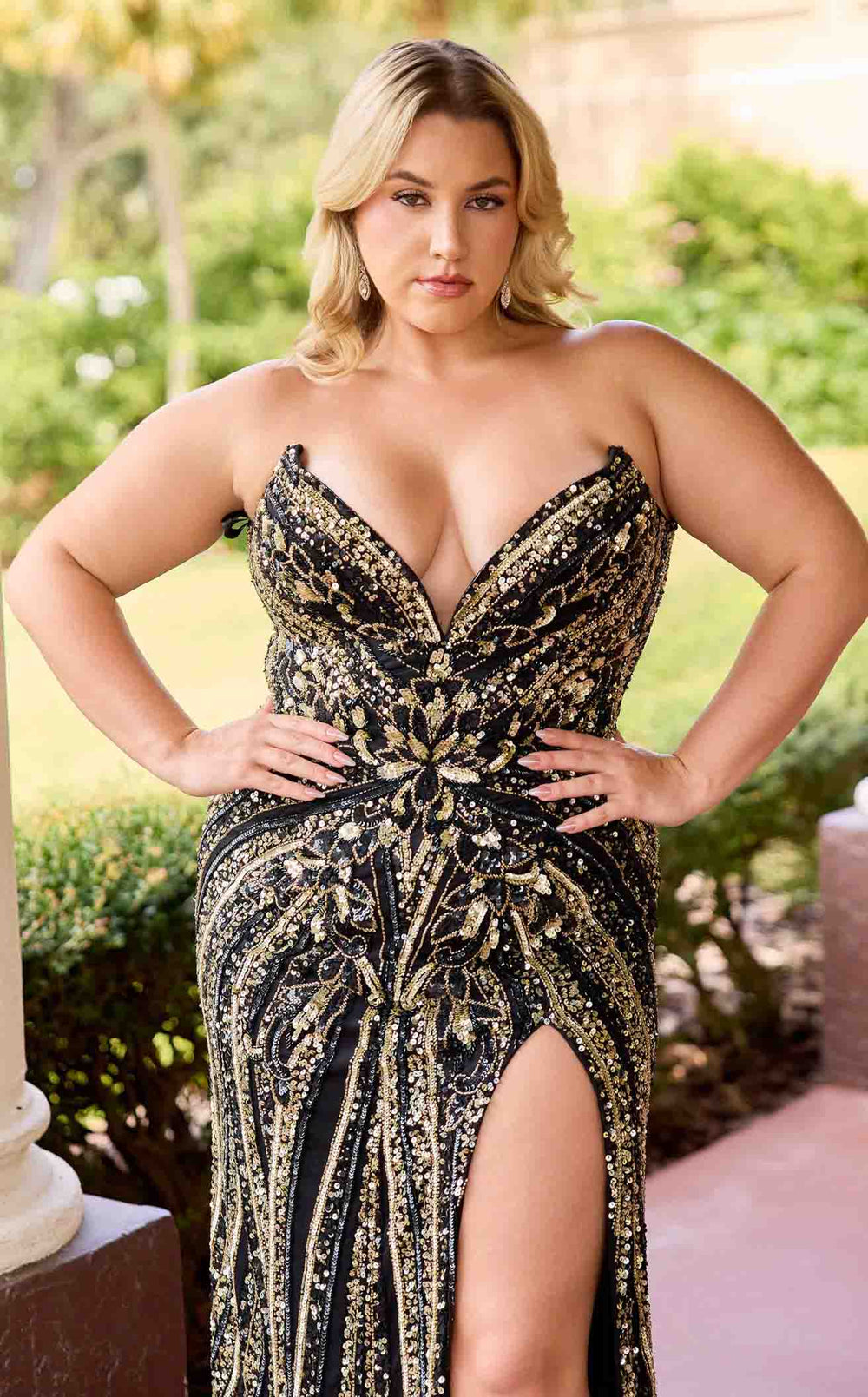 Primavera Couture 14103 Black/Gold