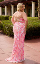 Primavera Couture 14108 Ivory/Neon Pink