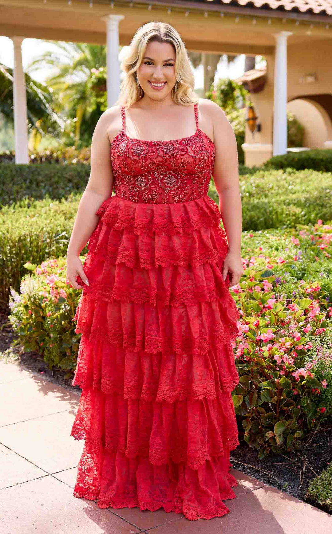 Primavera Couture 14110 Red-Nude