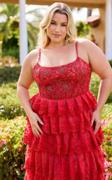 Primavera Couture 14110 Red-Nude
