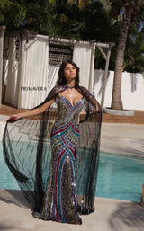 Primavera Couture 4385 Black Multi