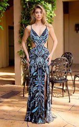 Primavera Couture 4508 Black/Blue