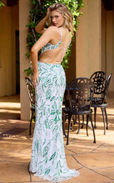 Primavera Couture 4508 Ivory-Green