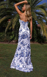 Primavera Couture 4537 Ivory/Blue