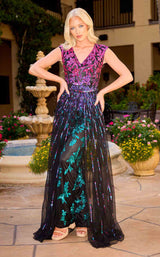 Primavera Couture 4569 Black Multi