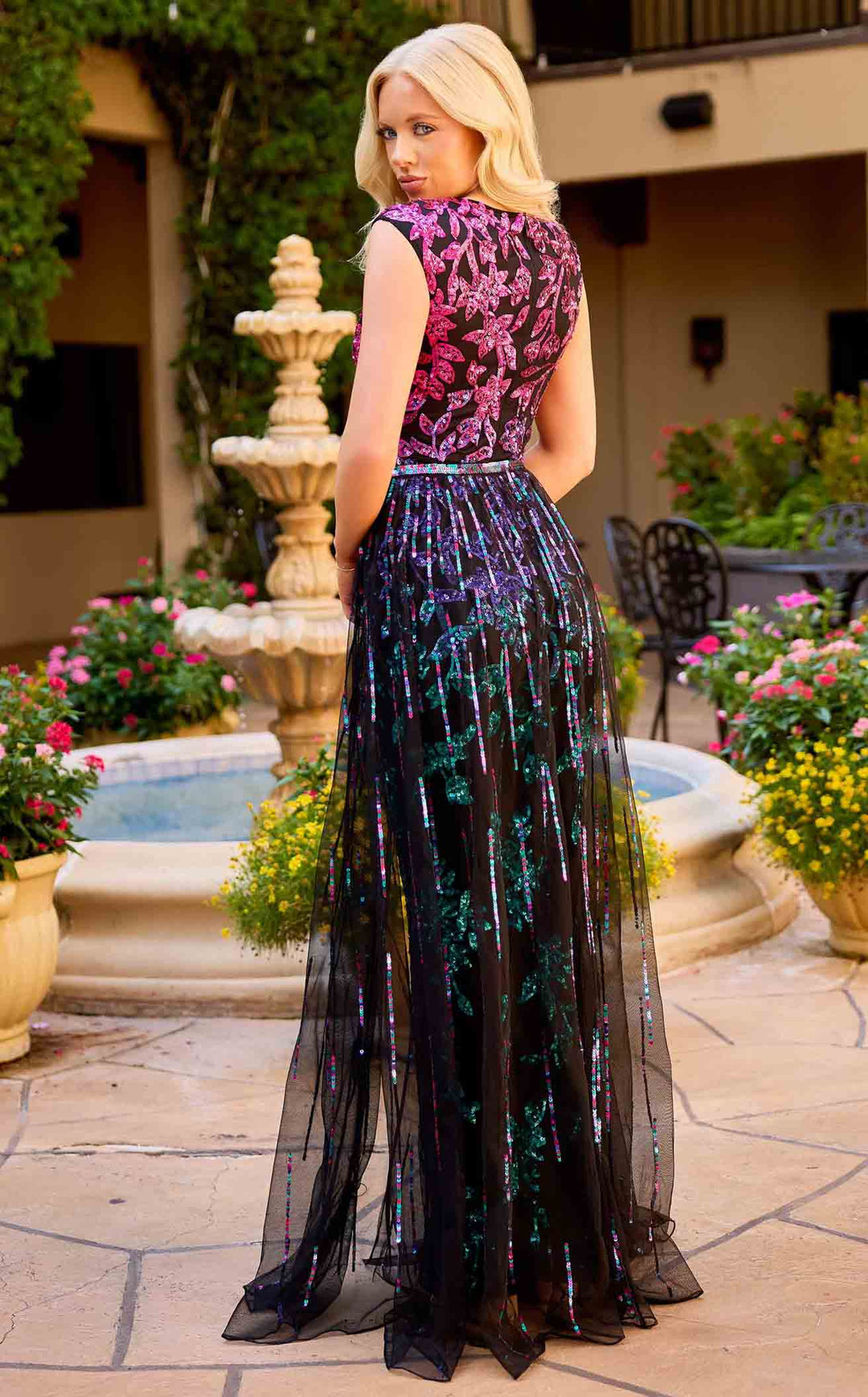Primavera Couture 4569 Black Multi