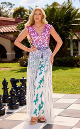 Primavera Couture 4569 Ivory Multi