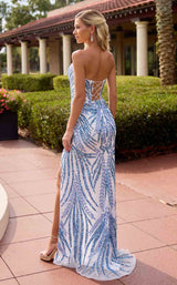 Primavera Couture 4594 Ivory/Blue