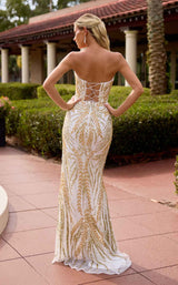 Primavera Couture 4594 Ivory/Gold