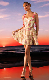 Rachel Allan 40674 Yellow-Print