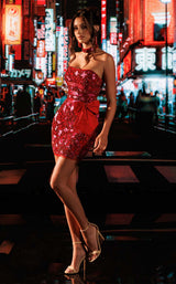 Rachel Allan 40675C Red/Fuchsia