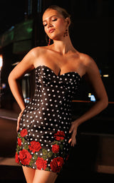 Rachel Allan 40700 Black-White-Multi