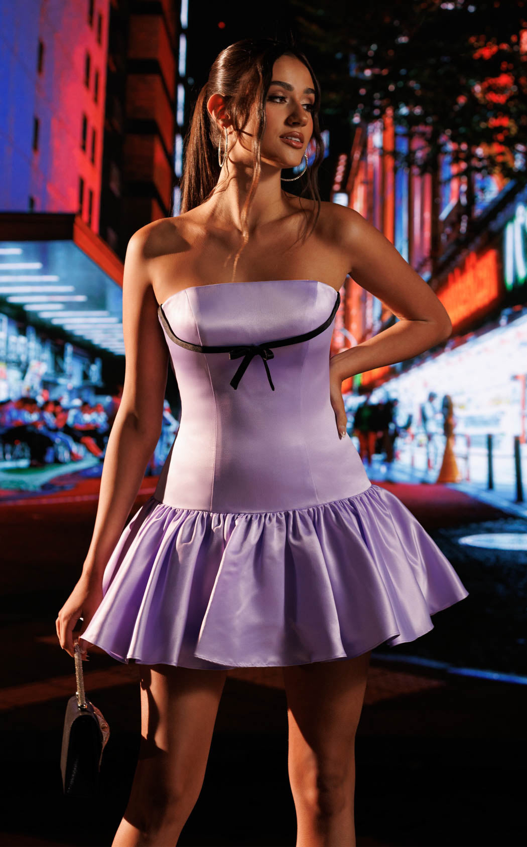 Rachel Allan 40714 Lilac-Black