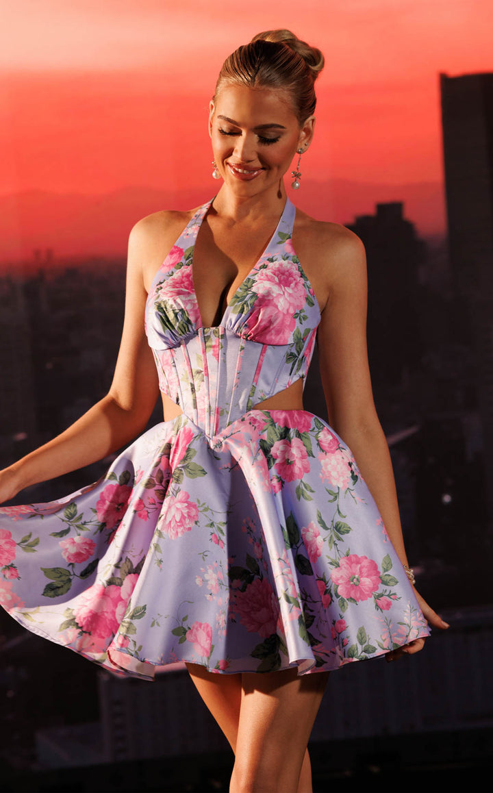Rachel Allan 40719 Periwinkle-Print