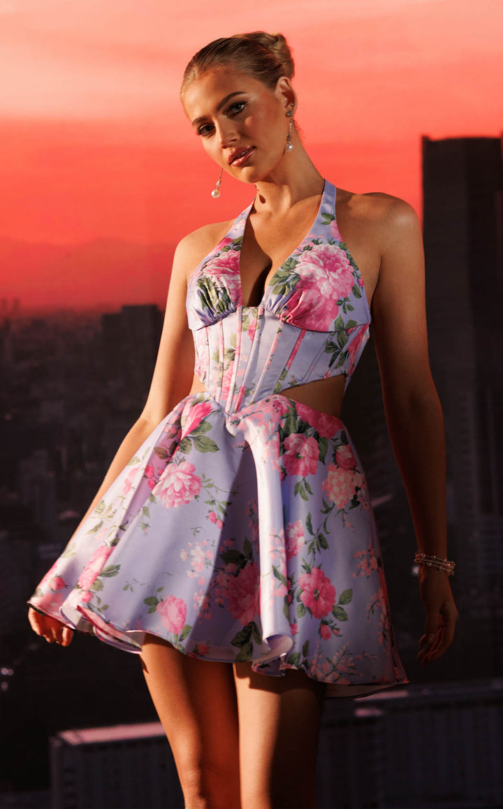 Rachel Allan 40719 Periwinkle-Print