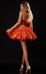 Rachel Allan 40722 Red-Tangerine