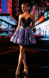 Rachel Allan 40722 Navy/Lilac