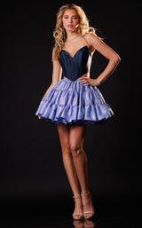 Rachel Allan 40722 Navy/Lilac