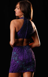 Rachel Allan 40736 Purple-Multi