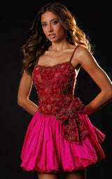 Rachel Allan 40748 Fuchsia/Gold