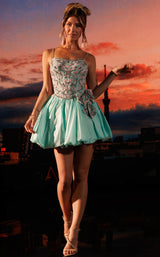 Rachel Allan 40748 Mint/Pink