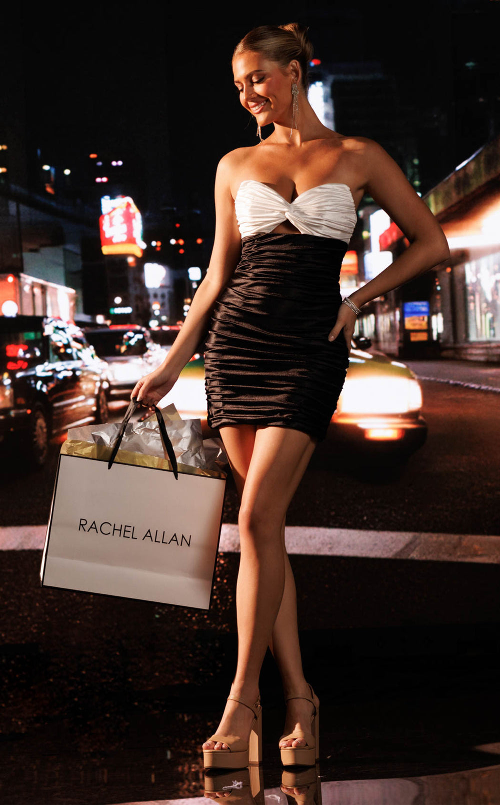 Rachel Allan 40759 Black/White