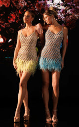 Rachel Allan 40776 Nude/Aqua
