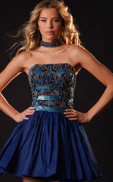 Rachel Allan 40783 Navy-Multi