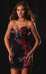 Rachel Allan 40786 Black/Red