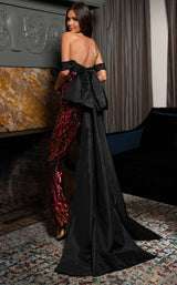 Rachel Allan 50331 Black/Tangerine