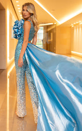 Rachel Allan 50335 Blue Ombre