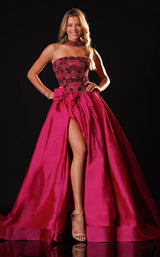 Rachel Allan 50423 Fuchsia-Multi