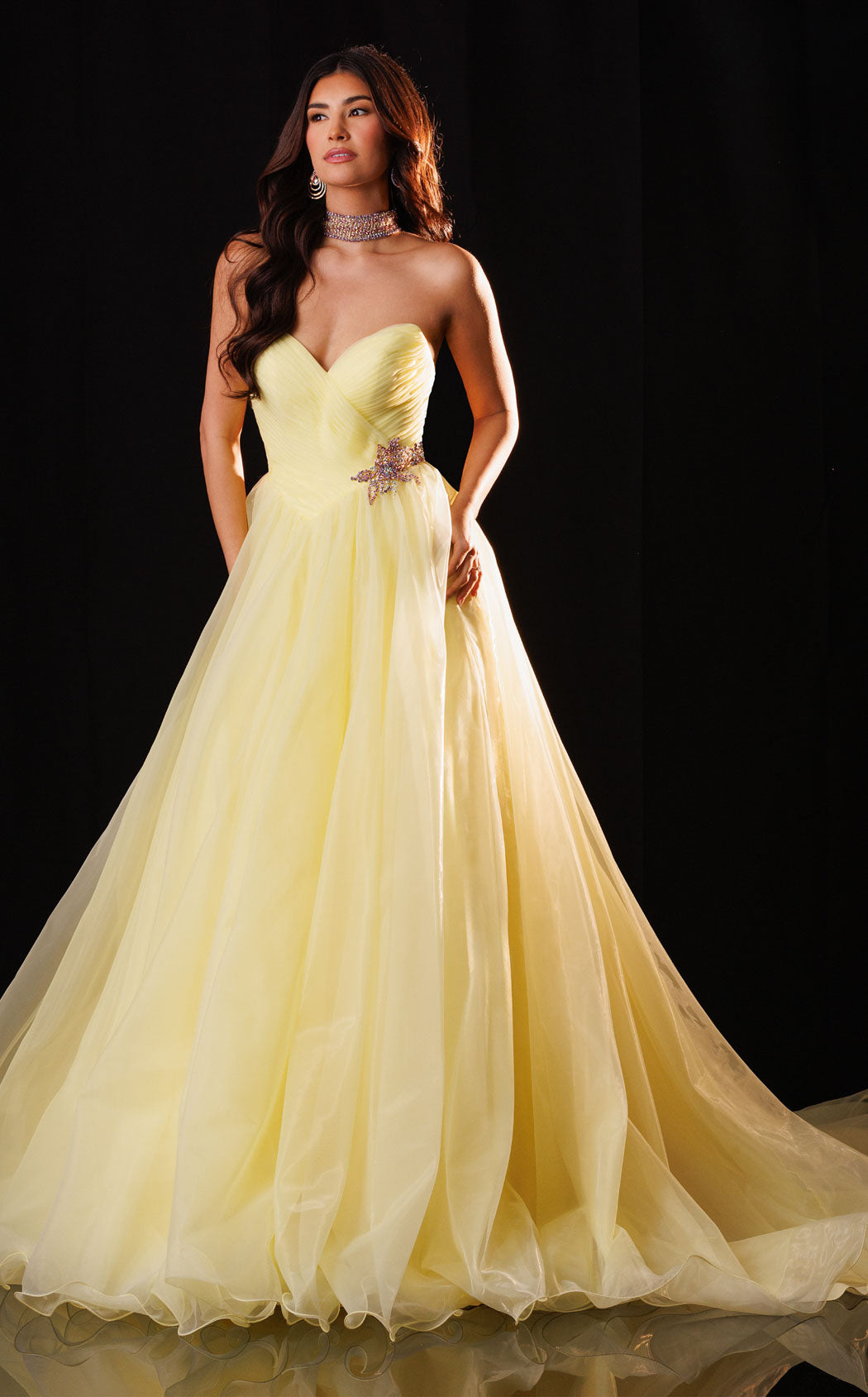 Rachel Allan 50424 Yellow-Multi